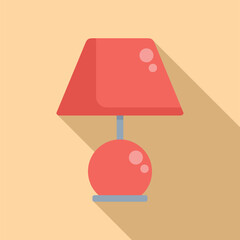 Poster - Apartment torcher icon flat vector. Fixture floor. Company relax energy