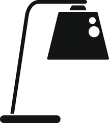 Poster - Floor lamp icon simple vector. Decor relax led. Modern house furniture