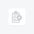 © Blinix Solutions - Task Manager icon, manager, manage, organize, list thinline icon, editable vector icon, pixel perfect, illustrator ai file