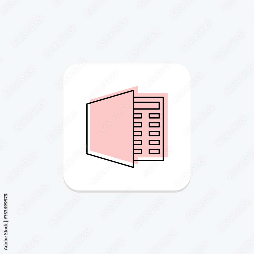 Multiple Spreadsheey Icon Spreadsheet icon, excel, numbers, data, calculation color shadow ...