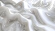 Smooth white and gray marble surface with flowing organic shapes.