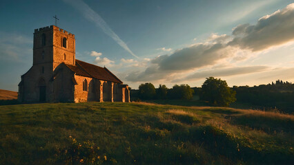 An old church of seemingly simple construction, but still so beautiful.