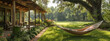 Southern cottage oasis: tranquil Alabama landscapegenerative ai