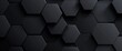 Dark grey hexagon pattern background for tech or gaming