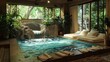 A peaceful spa sanctuary where hydrotherapy and relaxation
