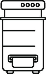 Poster - Printer cartridge filling icon outline vector. Gadget fuel recycle. Change ink