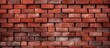 Arranged red bricks viewed up close brickwork in dark red color
