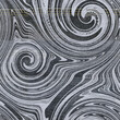 Denim abstract watercolor texture trend artistic spiral geo seamless background pattern effect flax fiber natural pattern detailed woven linen grunge texture . Organic fibre weave fabric surface print