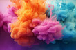The mesmerizing beauty of a colorful gradient spanning every hue of the spectrum, captured in high definition.