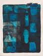 © Catherine MacBride/Stocksy - Blue toned gel printed acrylic abstract