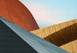 © Vaidas Bucys/Stocksy - Composition of modern buildings as beautiful  abstract architecture
