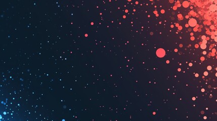 Poster - Abstract background with bokeh defocused lights