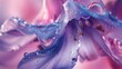 Fluid Harmony: Close-ups capture the harmonious union of ferrofluids and wildflower bluebell petals in macro shots.