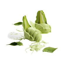 Wall Mural - Wasabi isolated on transparent background