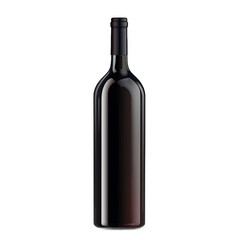 Wine Bottle Isolated on transparent background