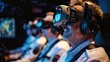 Virtual reality flight simulation for pilot training in an aviation academy
