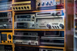 © David Prado/Stocksy - Vintage audio and video gear in store