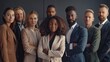 © Asad - Diverse Team Of Professionals Posing With A Smile