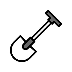 Wall Mural - Shovel icon PNG