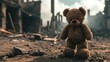 Bear is among the ruins and in a war zone