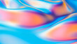 © YiChao Ma/Stocksy - Holographic chrome gradient waves abstract background.