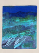 © Catherine MacBride/Stocksy - Landscape inspired acrylic mono-print in shades of green and blue