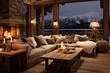 Log Furniture Heaven: Cozy Chalet Living Room Ideas with Rustic Style