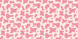 pink cow seamless pattern. vector illustration