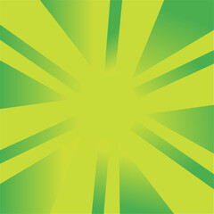 Wall Mural - the background of the rays is green