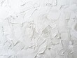Abstract White Textured Paint Plaster on Wall