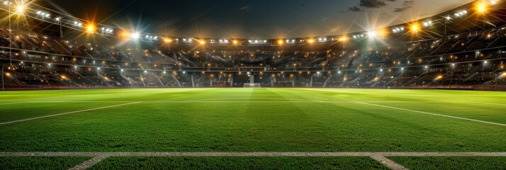 Poster - Blurred abstract sports background with copy space for advertising design and text placement
