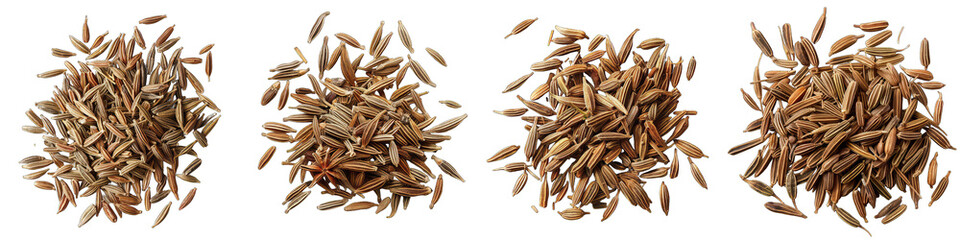 Wall Mural - cumin  Hyperrealistic Highly Detailed Isolated On Transparent Background Png File