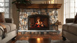 Bring the warmth and comfort of a fireplace to your home with this convenient electric fireplace insert.