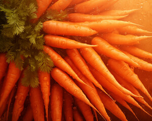 carrot orange background