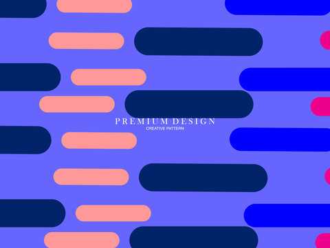 Background for the composition of colorful minimalist line art shapes with a modern concept.