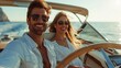 © ifoto - Beautiful couple enjoying cruise vacation
