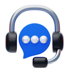 Aufkleber - 3D Customer Service Service Spotlight. 3d illustration, 3d element, 3d rendering. 3d visualization isolated on a transparent background