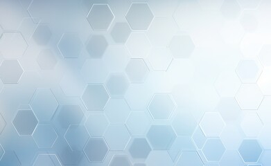 Wall Mural - Elegant Blue Hexagonal Abstract Background