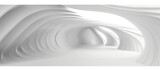 Fototapeta Perspektywa 3d - Modern White Wavy Architectural Design Background