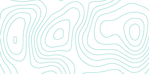 Poster - Abstract design with seamless pattern with lines topographic map. geographic mountain relief. retro topographic map. geographic contour map paper texture. terrain path isolated on a green background.