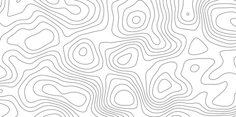 Poster - Abstract design with seamless pattern with lines topographic map. geographic mountain relief. retro topographic map. geographic contour map paper texture. terrain path isolated on a white background.