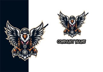 Wall Mural - eagle logo design for a company