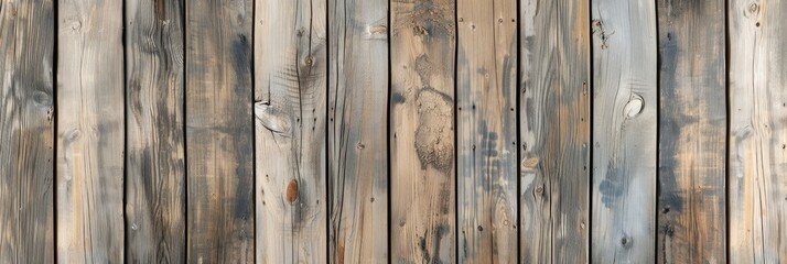 Wall Mural - Rustic Wooden Plank Background for Design