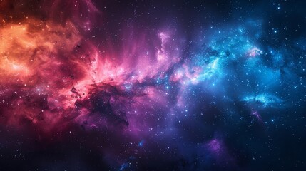 Wall Mural - a dreamy star nebula background, ideal for otherworldly designs, magical posters, or as a captivatin