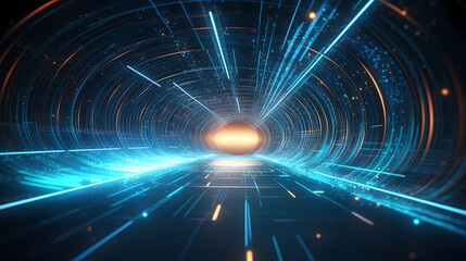 Premium digital art, technology concept background