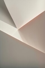 Wall Mural - angular surfaces blend light and shadow in geometric interplay