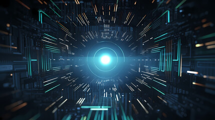 Technology network background, virtual concept