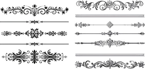 Wall Mural - Set of dividers