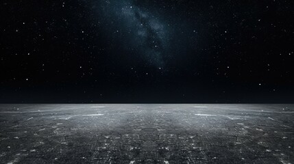 Poster - A view of the moon from the surface. Suitable for educational purposes