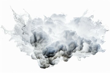 Poster - A cloud of smoke in the air, suitable for various concepts